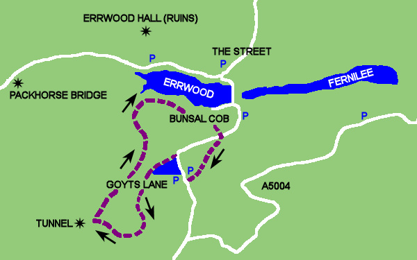 Walk 1: Errwood Reservoir from Goyts Lane